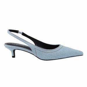 NEW HALLELU women's denim heels in blue
